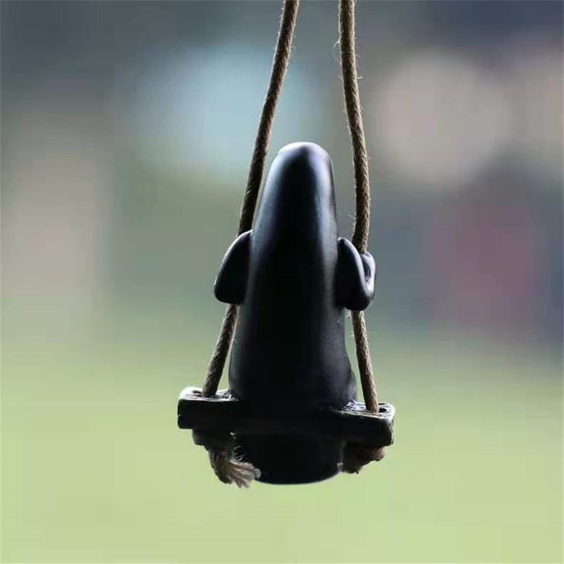 Lanrena No Face Man Car Pendant Hanging Swing, Faceless Male Car Pendant, Anime Car Hanging Ornament Interior Decoration for Car Rearview Mirror, Home, Office (1 Piece) - Image 4